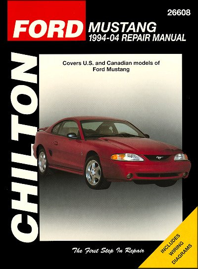 Ford Mustang Repair Manual 1994-2004 - Chilton 26608
