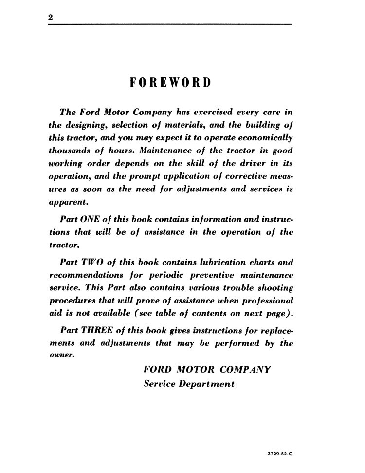 Lotto 3 Manuali Per Trattori Ford 8N Operatori Di Officine