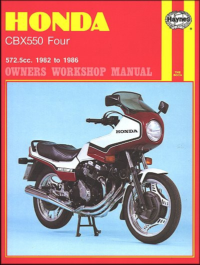 Honda CBX550 Fours Repair Manual 1982-1986 - Haynes 940