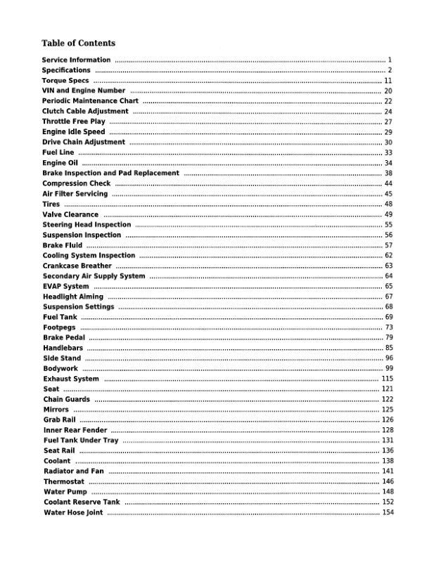 Honda Monkey 125 / 125A Service Manual 2019 - 2021