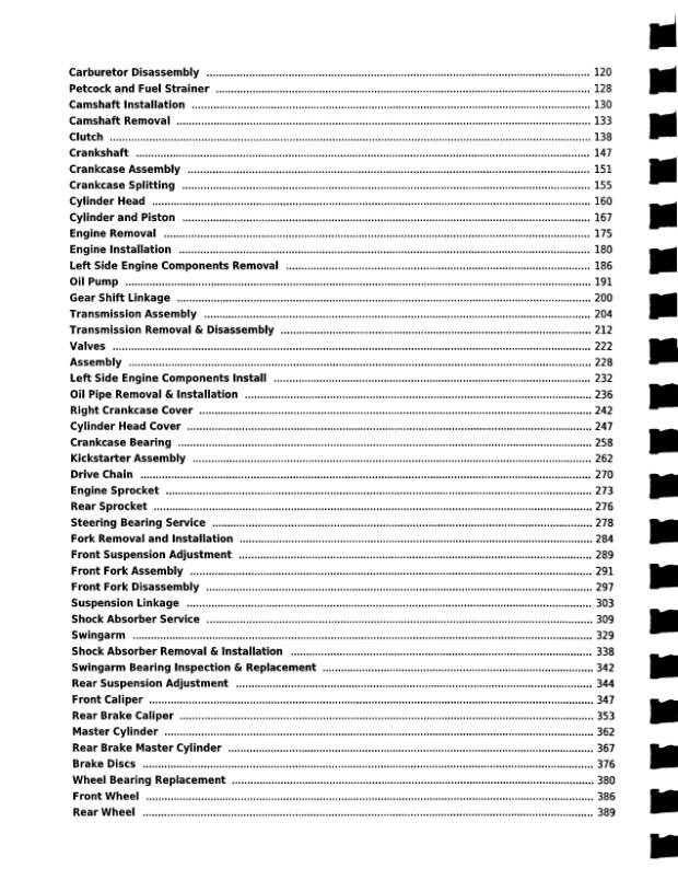 Honda XR250R Service Manual 1996-2004
