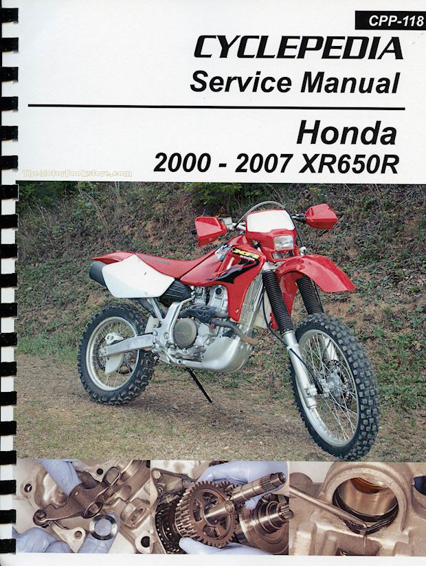 Honda XR650R Service / Repair Manual: 2000-2007