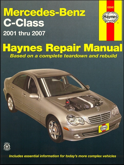 Mercedes-Benz C230, C240, C280, C320, C350 Repair Manual Mercedes-Benz C230, C240, C280, C320, C350 Repair Manual