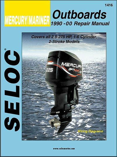 Mercury Mariner 2.5-275 HP Outboard Motor Repair Manual 1990-2000