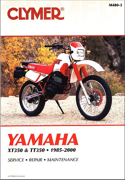 Yamaha XT350, TT350 Repair Manual 1985-2000 | Clymer M480-3