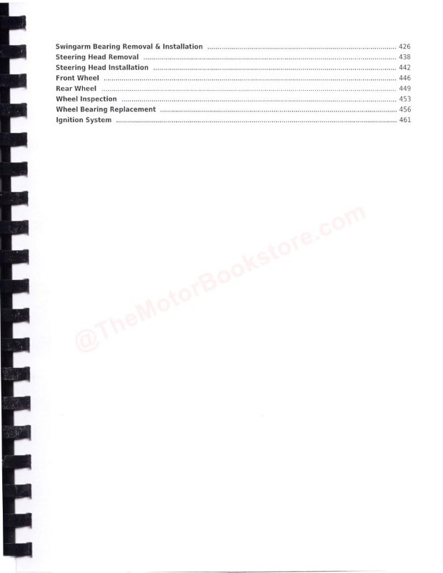 Yamaha YZ250F Service Manual: 2010-2013