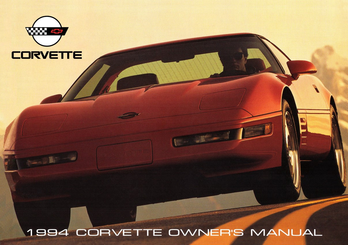 1994 C4 CORVETTE OWNERS MANUAL visual data 3