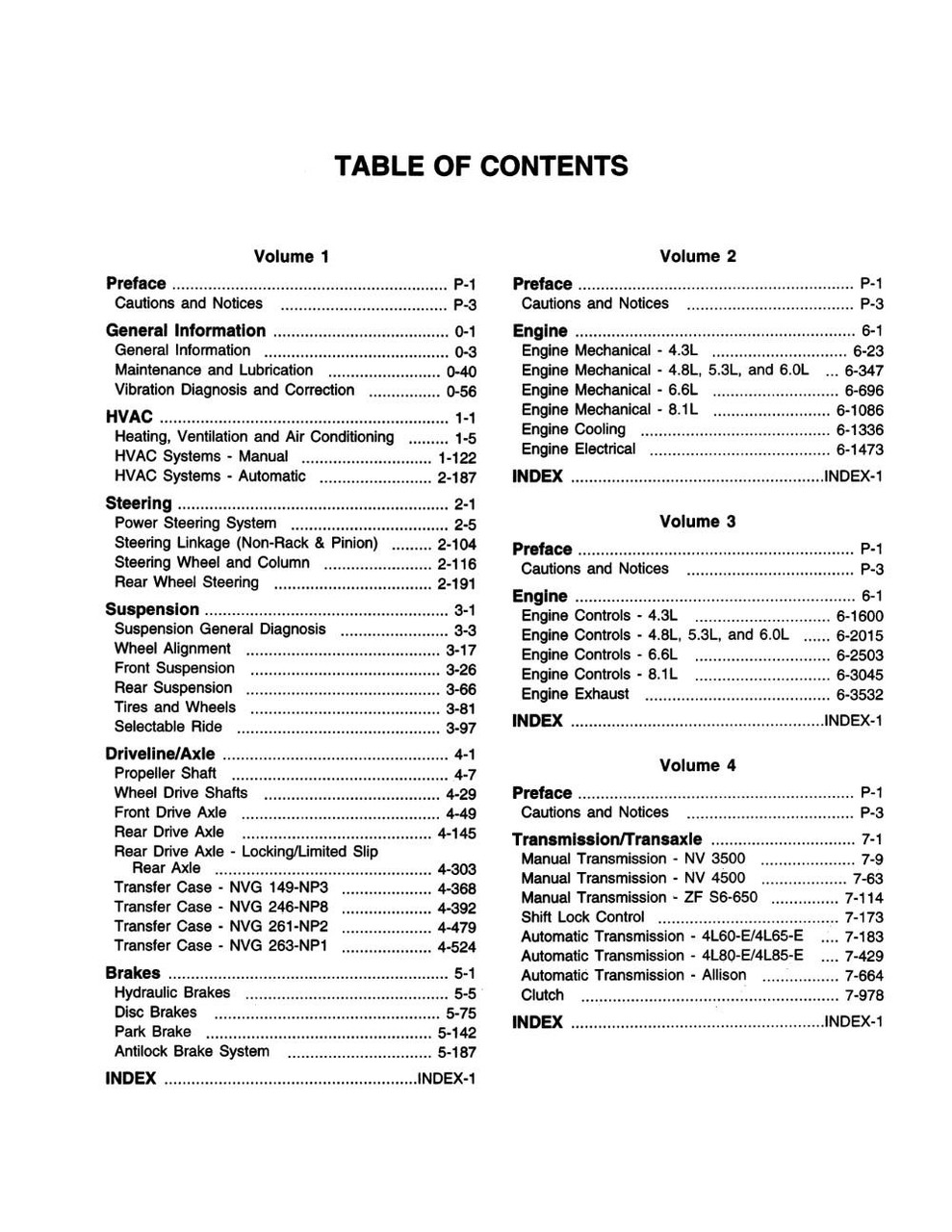 2003 Chevy GMC Silverado, Sierra, Sierra Denali Service Manual