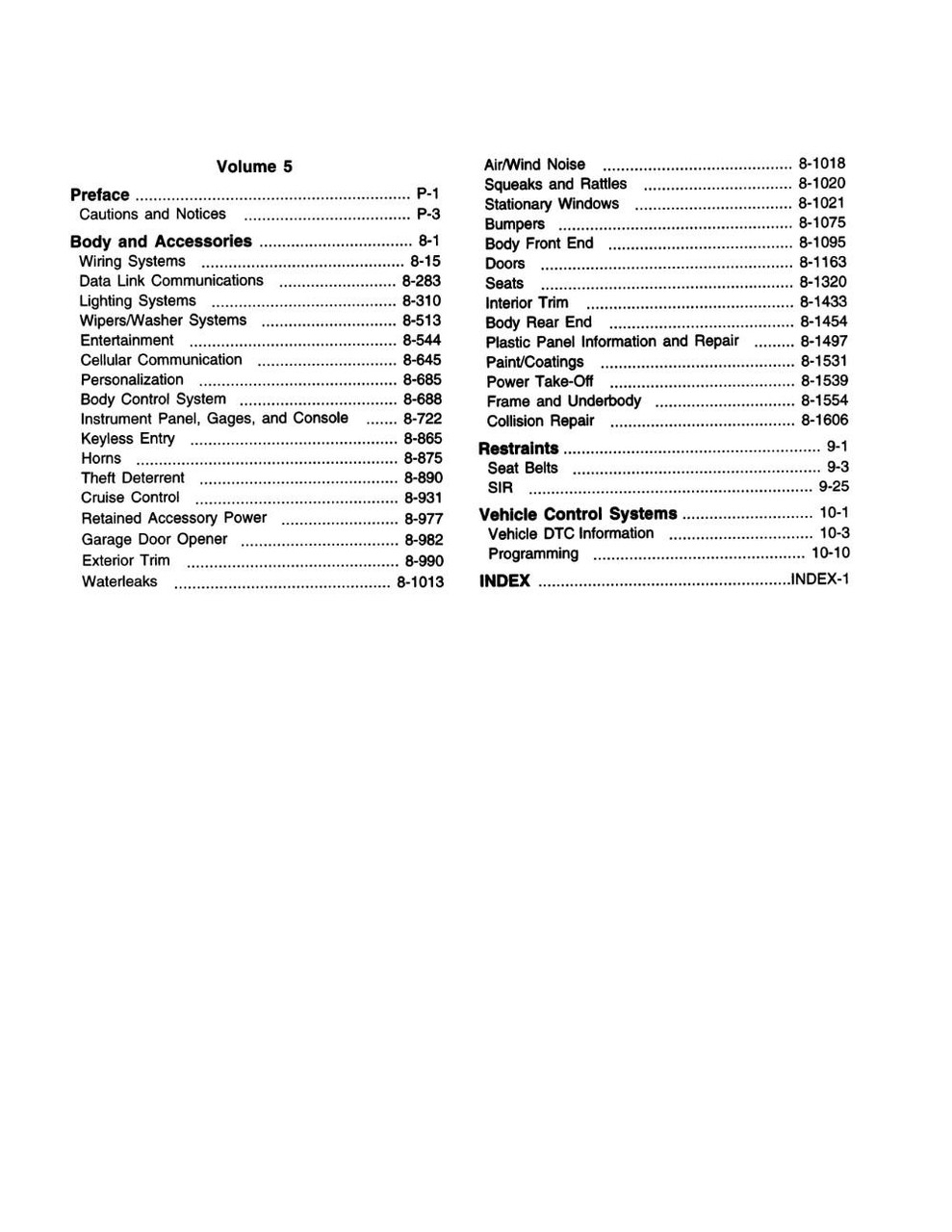 2003 Chevy GMC Silverado, Sierra, Sierra Denali Service Manual
