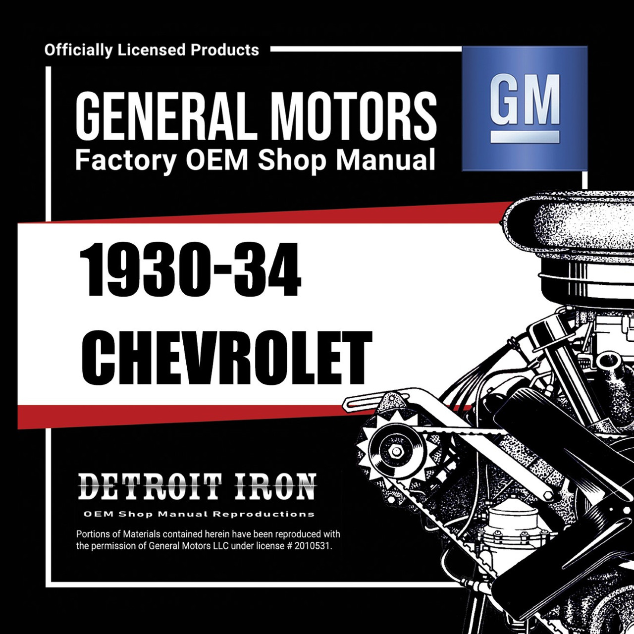 19301934 Chevrolet Truck and Car Factory OEM Shop Manuals on CD PDF