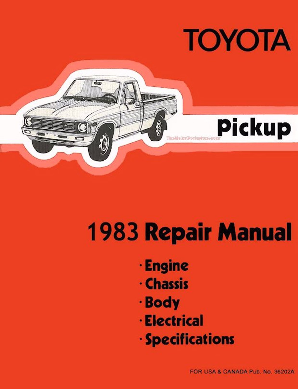 1983 Toyota Pickup OEM Repair Manual