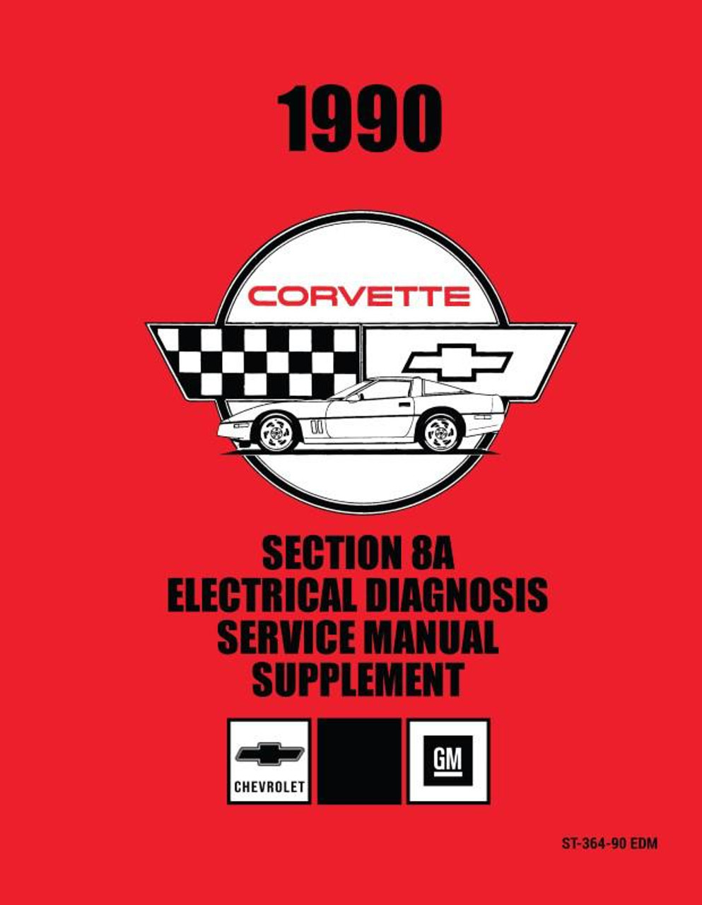 1990 Corvette Electrical Diagnosis Service Manual Supplement