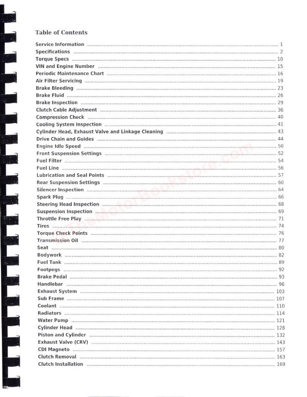 Honda CR250R Service Manual: 2000-2001