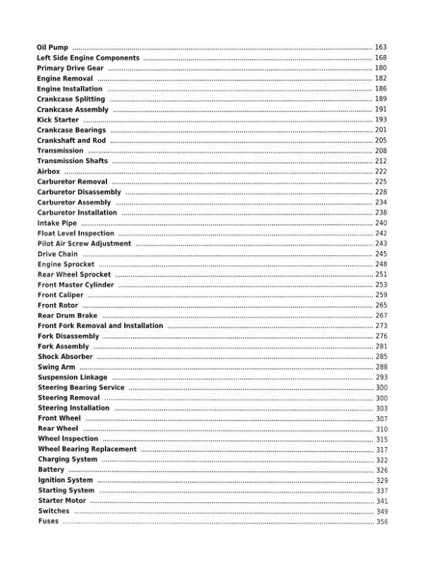 HONDA CRF125F SERVICE MANUAL PDF visual data 4