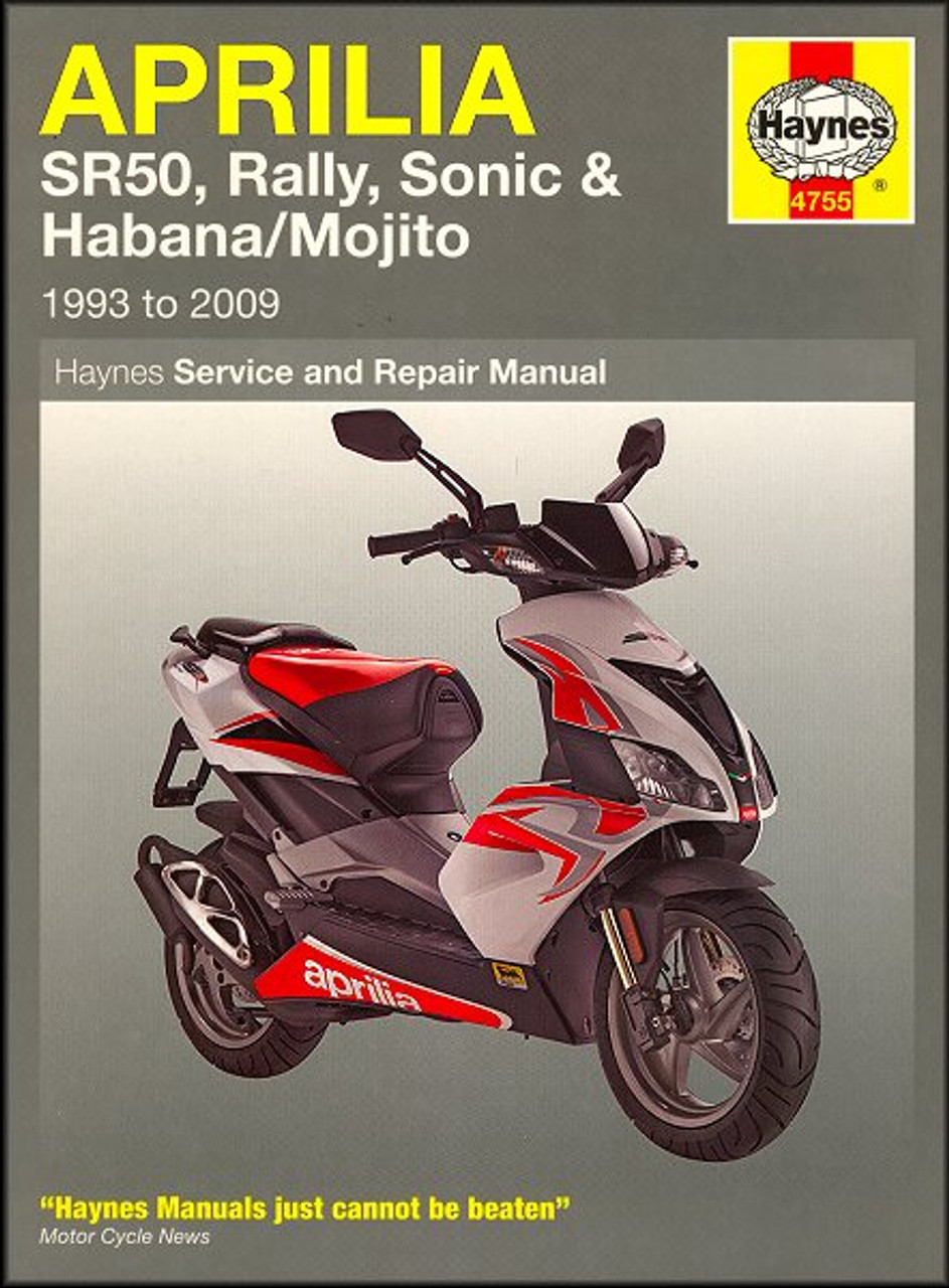 Rally, Habana, Mojito Scooter Repair Manual 1993-2009