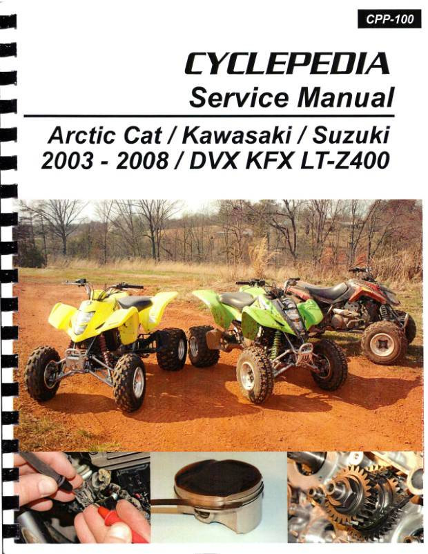 Arctic Cat DVX / Kawasaki KFX / Suzuki LT-Z400 Service Manual
