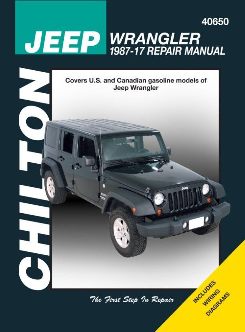 Jeep Wrangler Repair Manual by Chilton 19872011