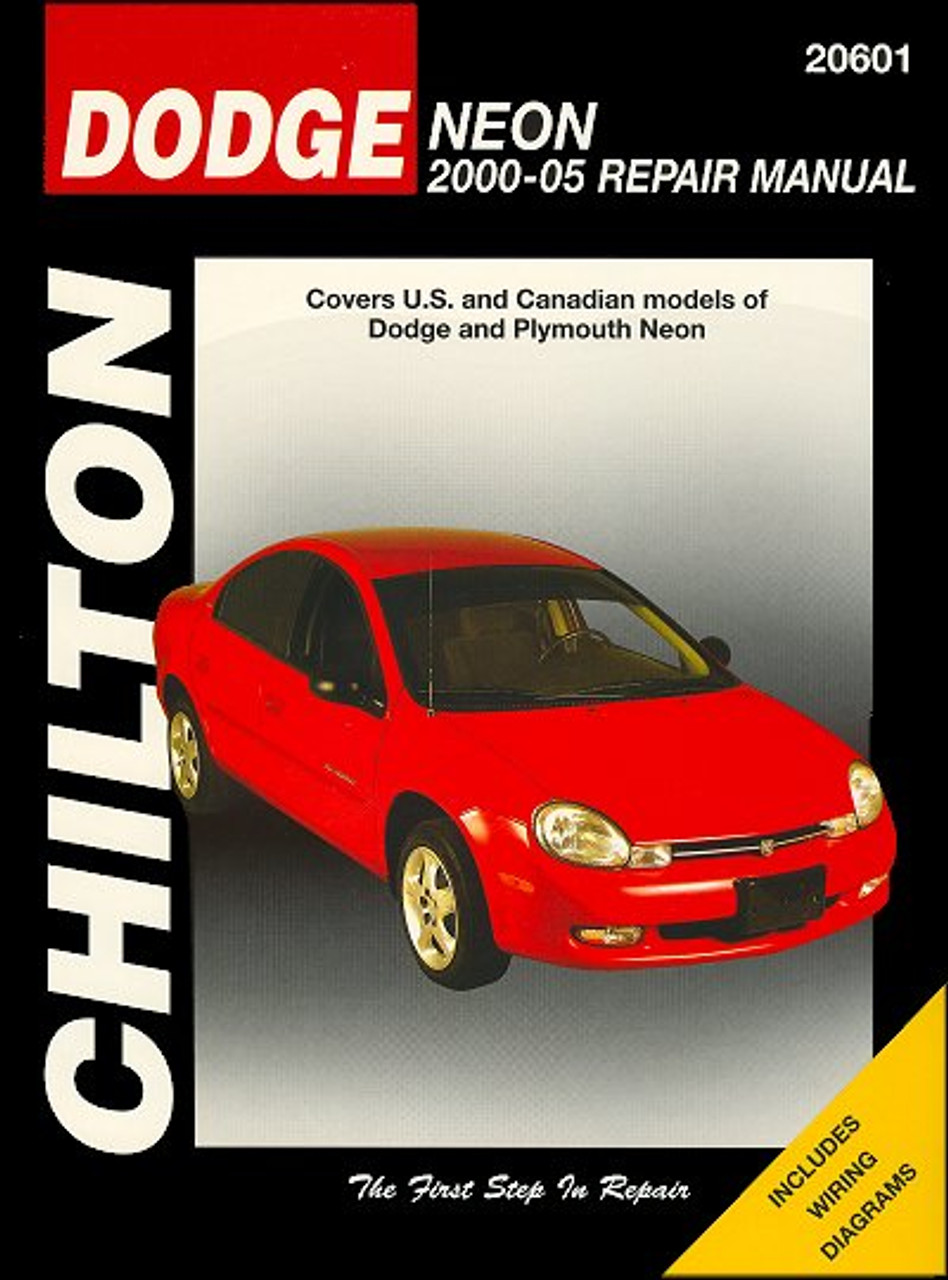 Dodge Neon, Plymouth Neon Repair Manual 2000-2005 | Chilton 20601