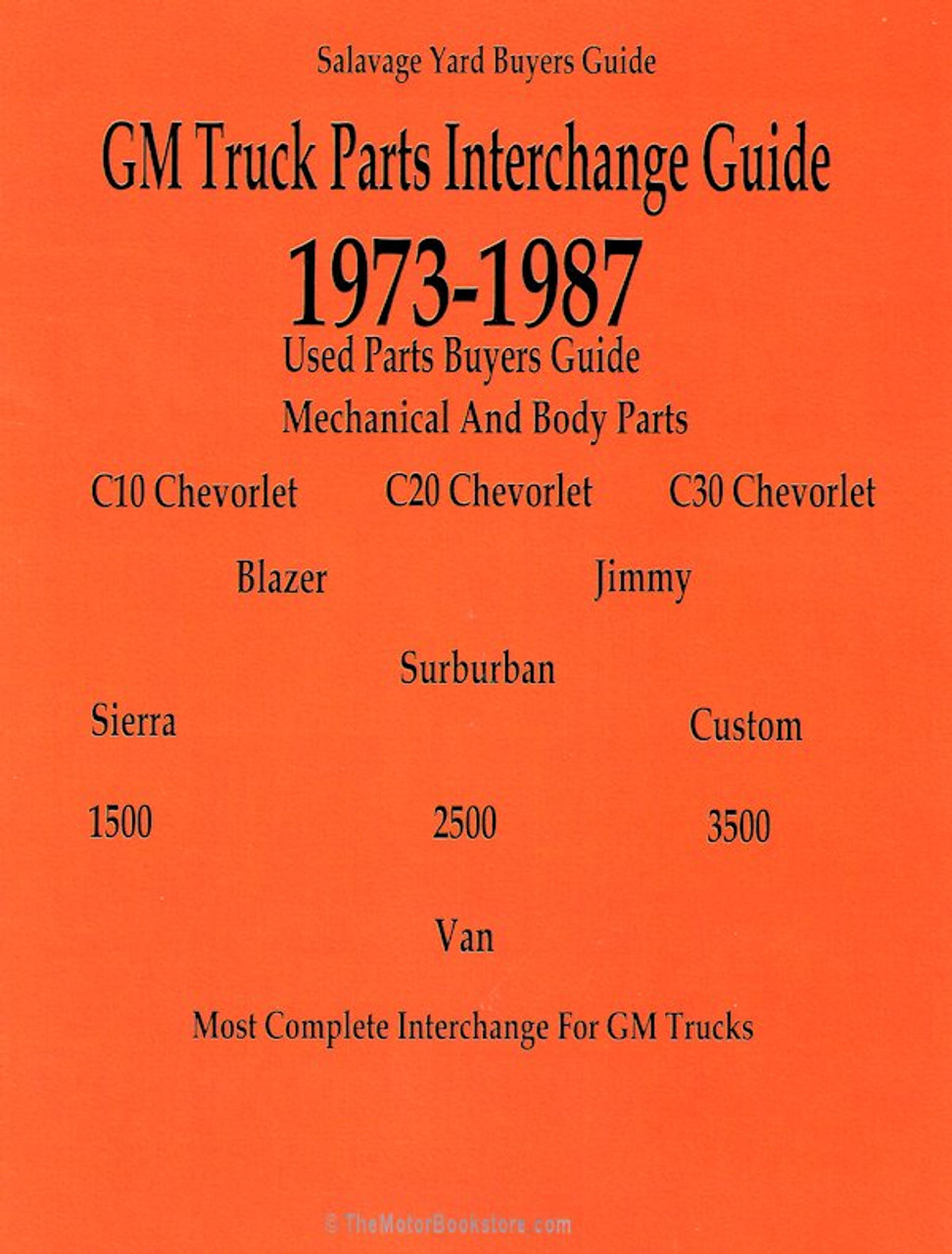 Chevy Truck Rear End Interchange  