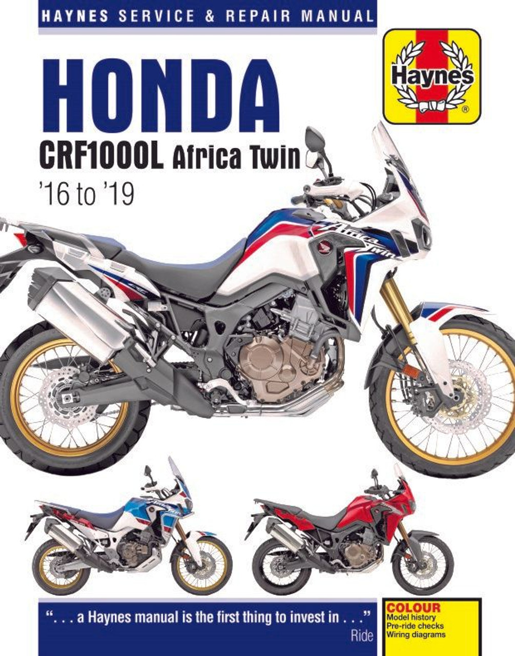 Honda CRF1000L Africa Twin Repair Manual: 2016-2019