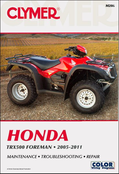 Honda TRX500 Foreman ATV Repair Manual 2005-2011 | Clymer M206