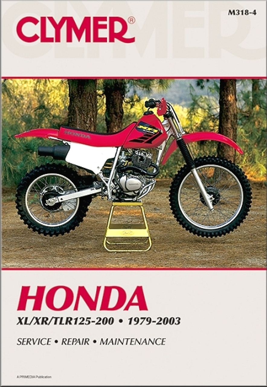 Honda XL125, XL185, XL200, XR185, XR200, Repair Manual 1979-2003