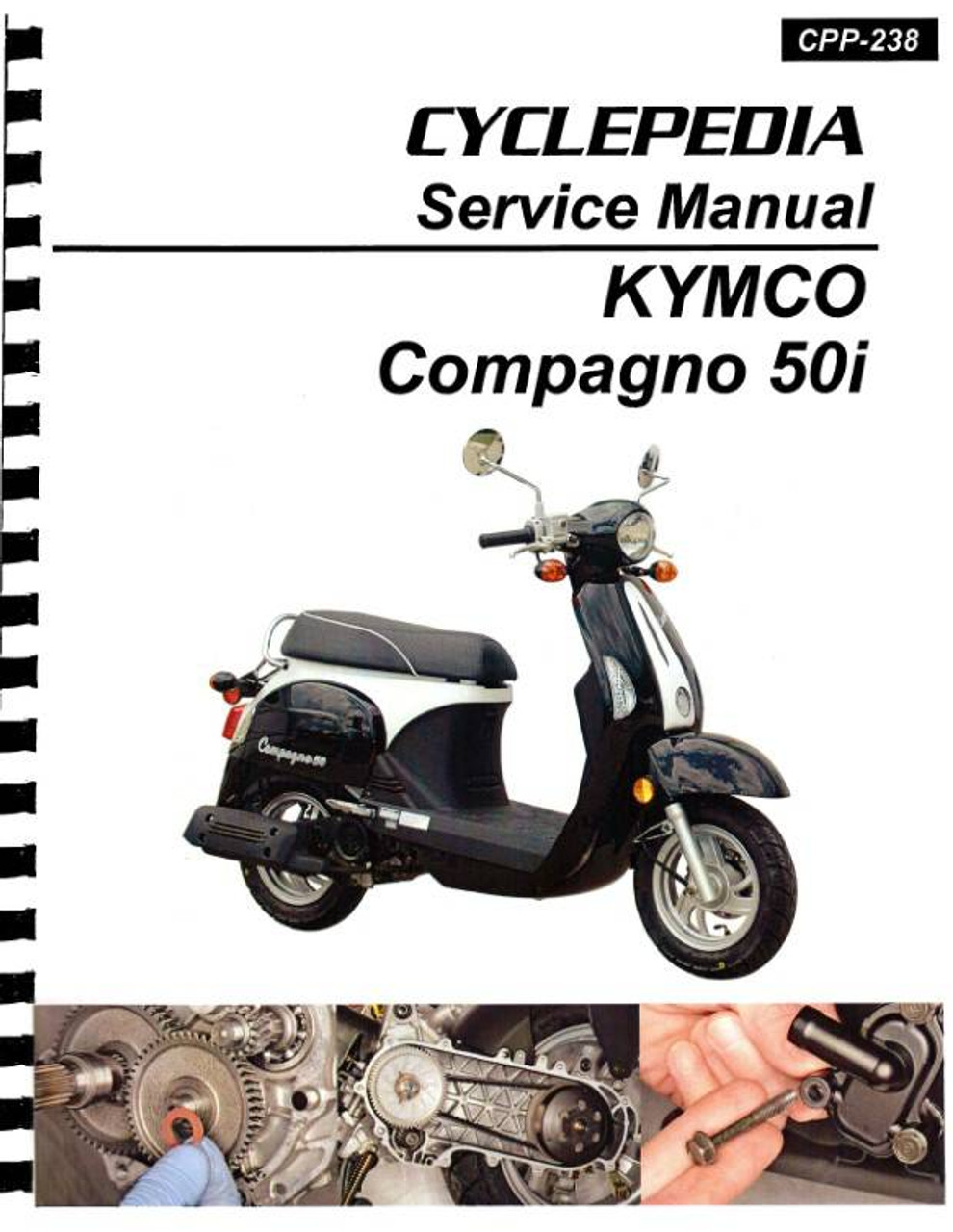 Governable Måler ekstra KYMCO Compagno 50i Scooter Service Manual