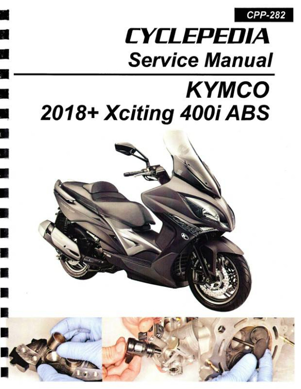 Begrænsninger Forskel Utilgængelig KYMCO Xciting 400i / ABS Scooter Service Manual 2018+