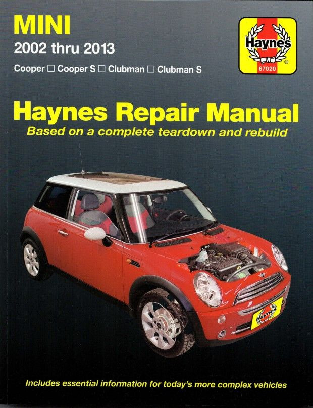 2002-2013 Haynes MINI Cooper, Clubman, S Service and Repair Guide