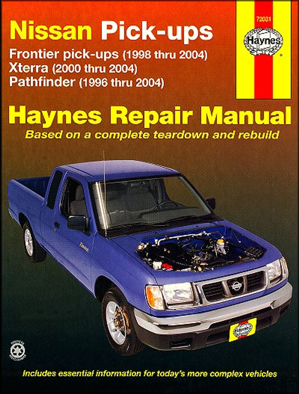 Nissan Frontier Xterra Pathfinder Repair Manual 1996 2004 Haynes