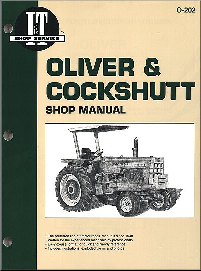 Oliver & Cockshutt Repair Manual 1550, 1555, 1600, 1650, 1655