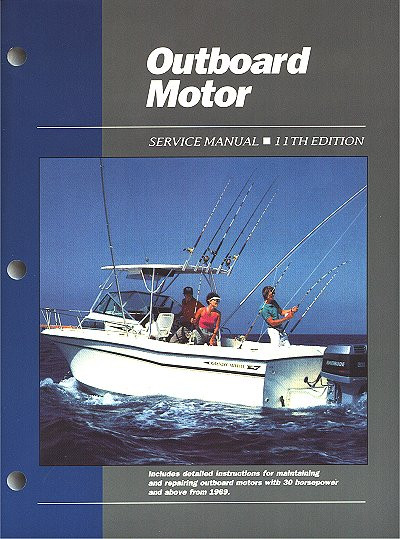19691989 Outboard Motor Repair Manual, 30HP and Over Clymer