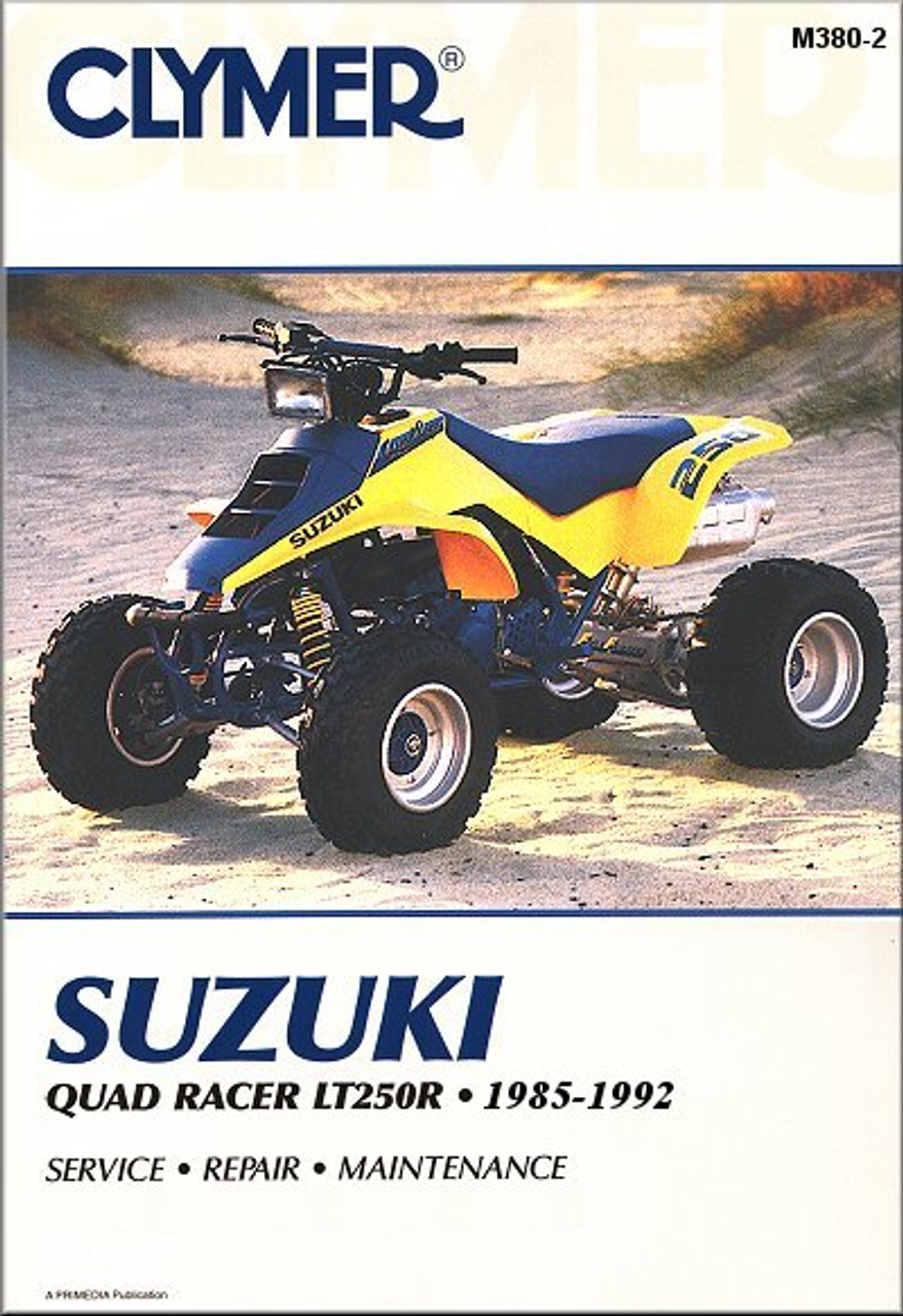 Suzuki QuadRacer Repair Manual LT250R ATV 1985-1992 - Clymer