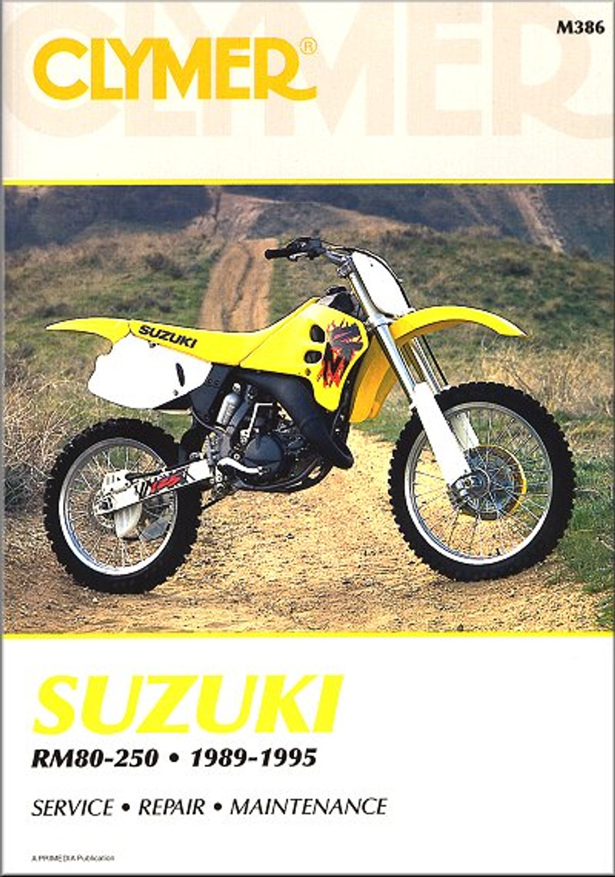 Suzuki RM80, RM125, RM250 Repair Manual 1989-1995