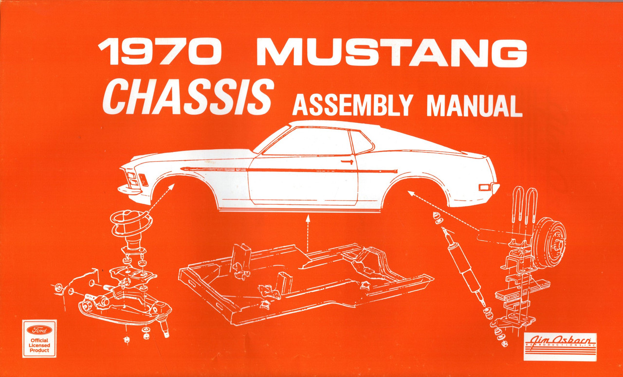 1970 Ford Mustang Chassis Assembly Manual