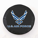 U.S. Air Force Tire Cover, Size J - 27 inches, Black