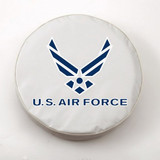 U.S. Air Force Tire Cover, Size J - 27 inches, White