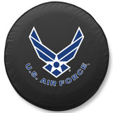 U.S. Air Force Tire Cover, Size N - 24 inches, Black - Image 1
