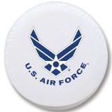 U.S. Air Force Tire Cover, Size Universal Small - 28.5 inches, White - Image 1