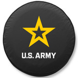 U.S. Army Tire Cover, Size A - 34 inches, Black - Image 1