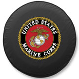 U.S. Marines Tire Cover, Size N - 24 inches, Black - Image 1