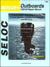 Mercury 90-300 HP 2-Stroke Repair Manual 1965-1989