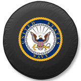 U.S. Navy Tire Cover, Size J - 27 inches, Black - Image 1
