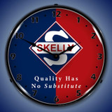 Skelly 2 Oil Wall Clock, LED Lighted