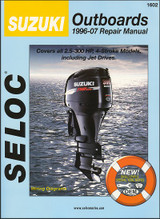 Suzuki Outboards 2.5-300 HP, 4-Stroke Models Including Jet Drives Repair Manual 1996-2007