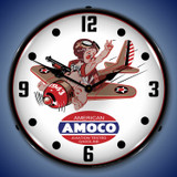 Airplane Theme Wall Clocks, LED Lighted