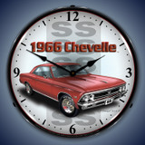 Chevy Chevelle Wall Clocks, LED Lighted: 1965-1971