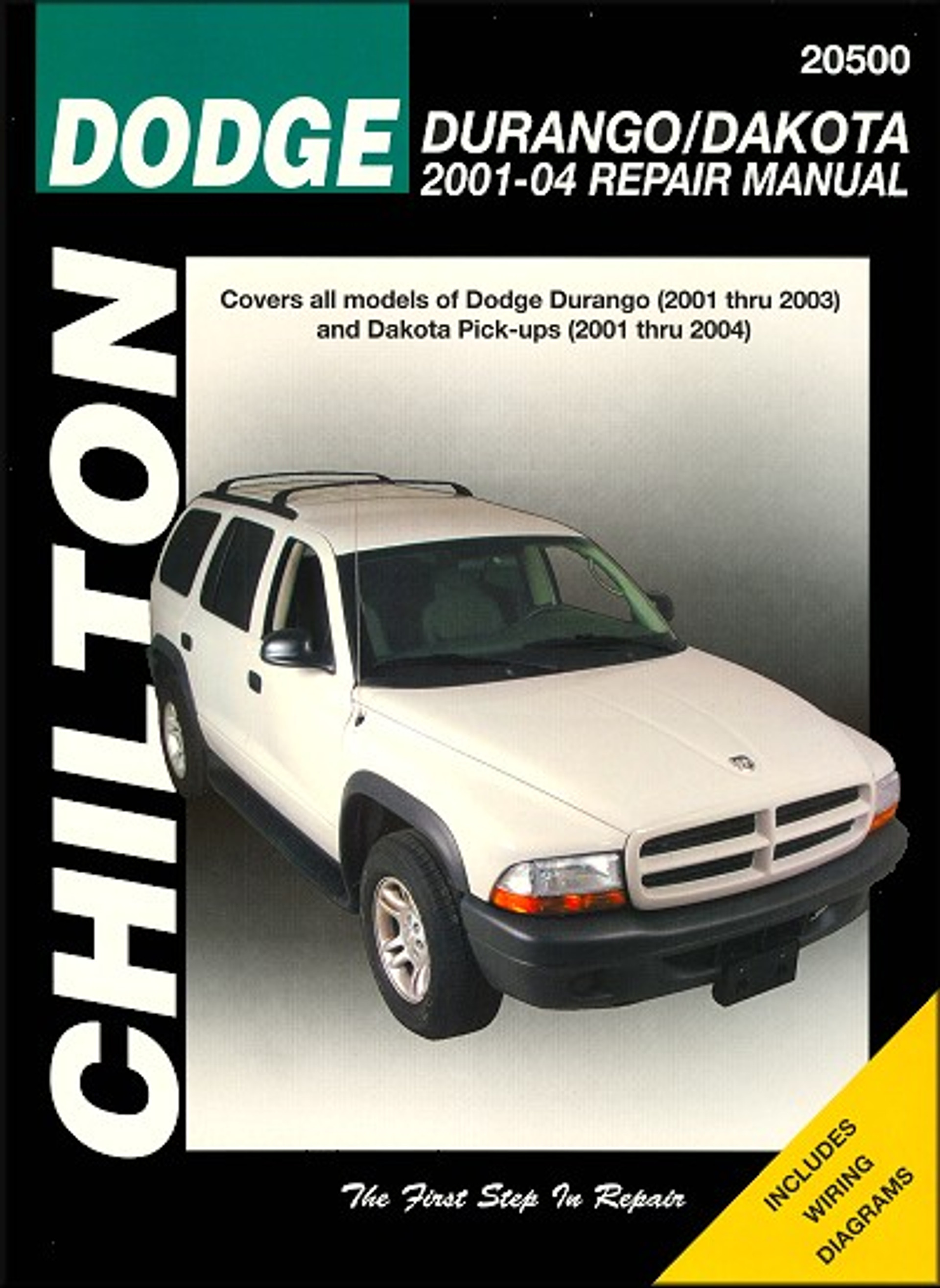 Dodge Durango Dakota Pickups Repair Manual 20012004 Chilton