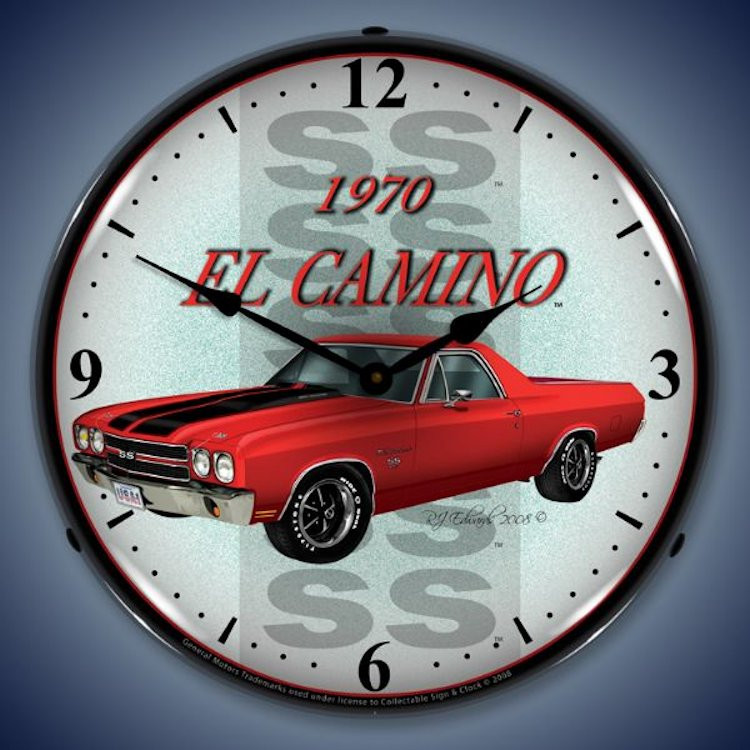 Chevy / GMC Truck Wall Clocks, LED Lighted