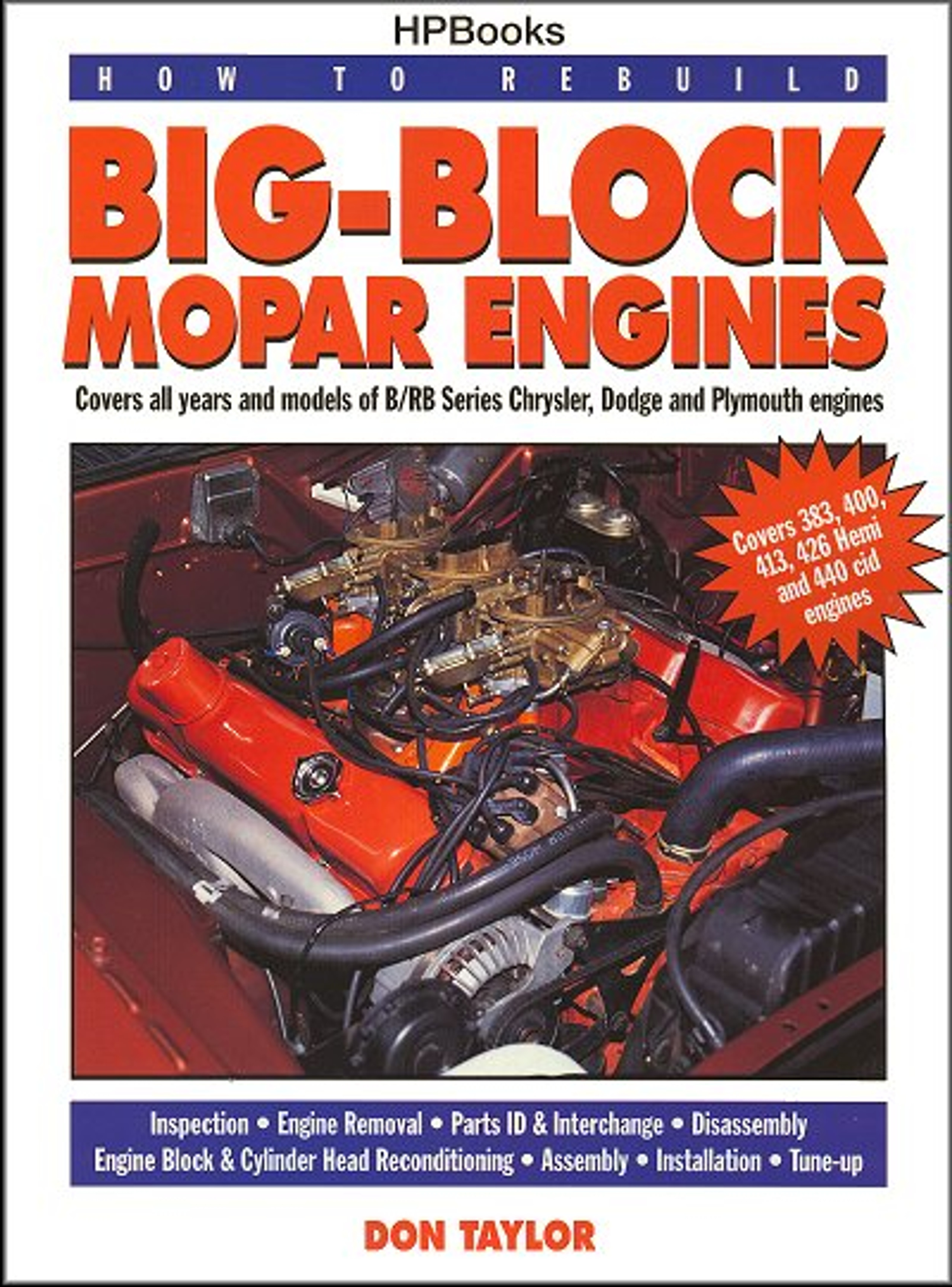 How to Rebuild BigBlock Mopar Engines 383, 400, 426 Hemi, 440